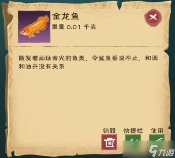 金龍魚在游戲中的稀有程度如何