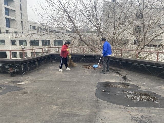 金龍魚大廈屋頂花園的維護情況