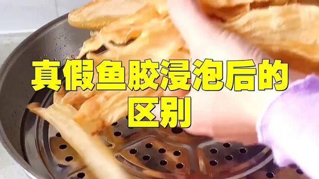 如何辨別真假大金龍魚膠？