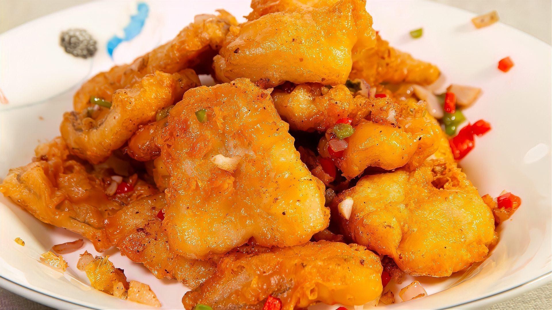如何制作椒鹽水龍魚