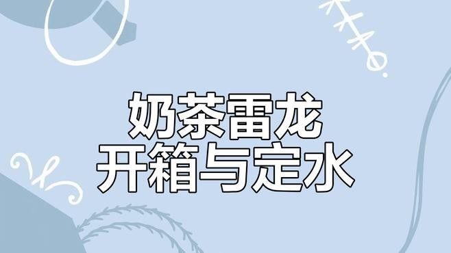 如何給黑魔神雷龍魚定水