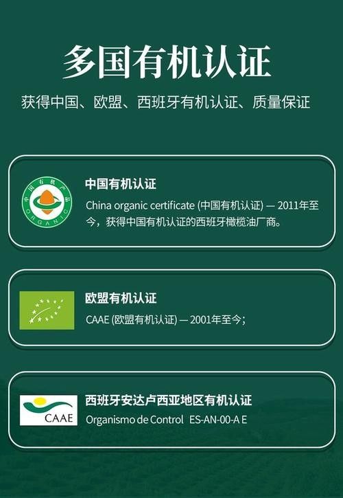 金龍魚橄欖油有哪些認證（金龍魚橄欖油可能獲得哪些國際權威認可）