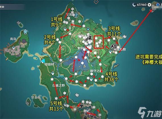 緋櫻繡球和馬尾在哪里可以獲?。ā对瘛吩窬p櫻繡球采集路線圖緋櫻繡球采集路線圖）