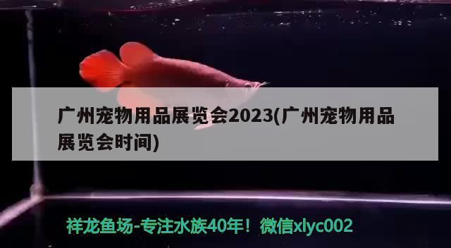 廣州寵物用品展覽會2023(廣州寵物用品展覽會時間)（2018廣州寵物用品展覽會2023）