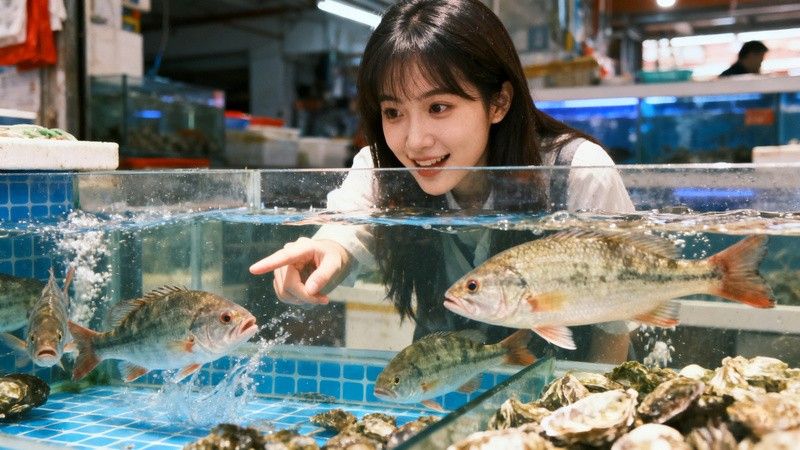 如何挑選新鮮的恐龍魚？（|菜場老手挑海鮮秘訣|菜市場老手挑海鮮秘訣）