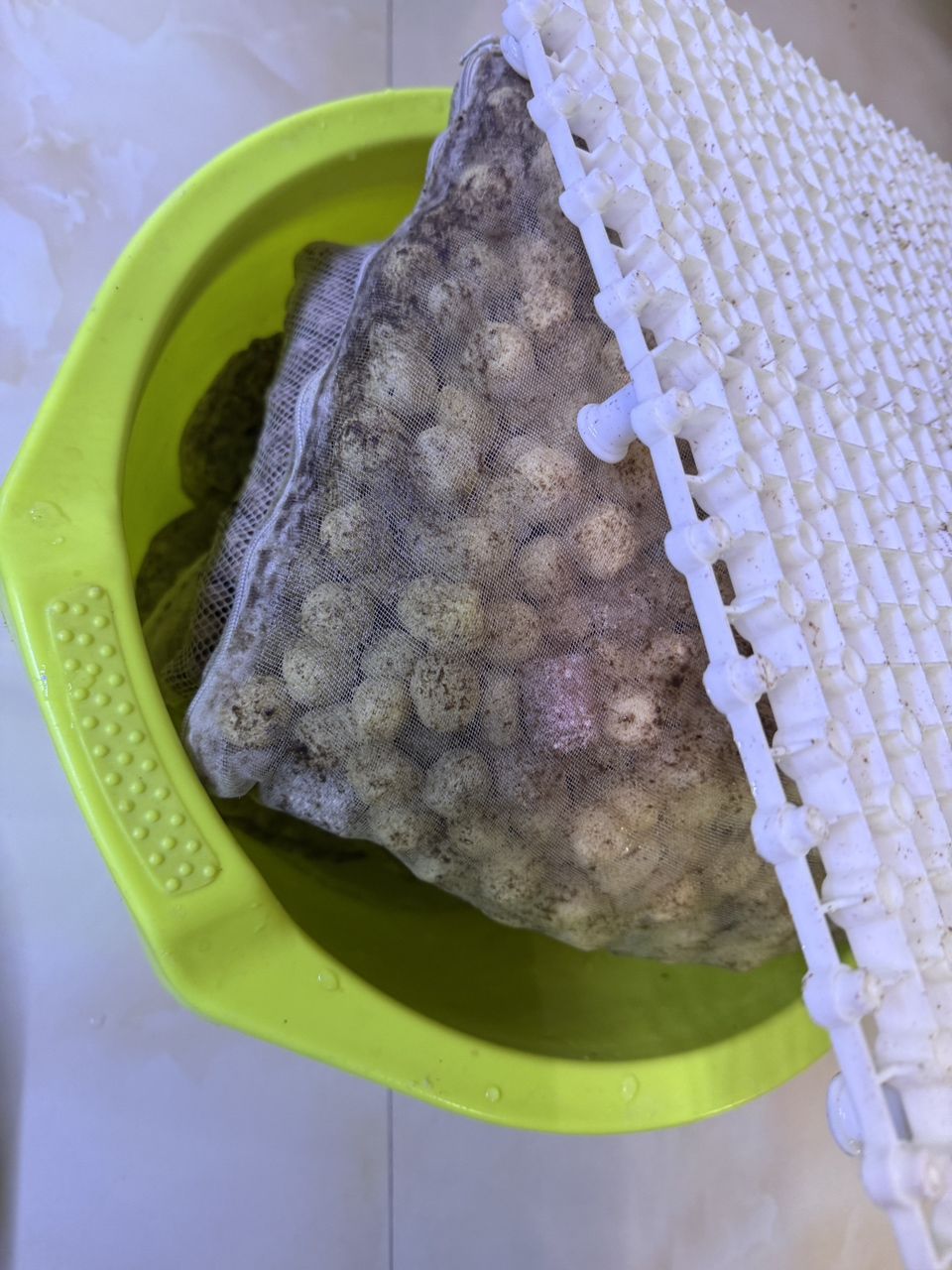 定期清洗濾材