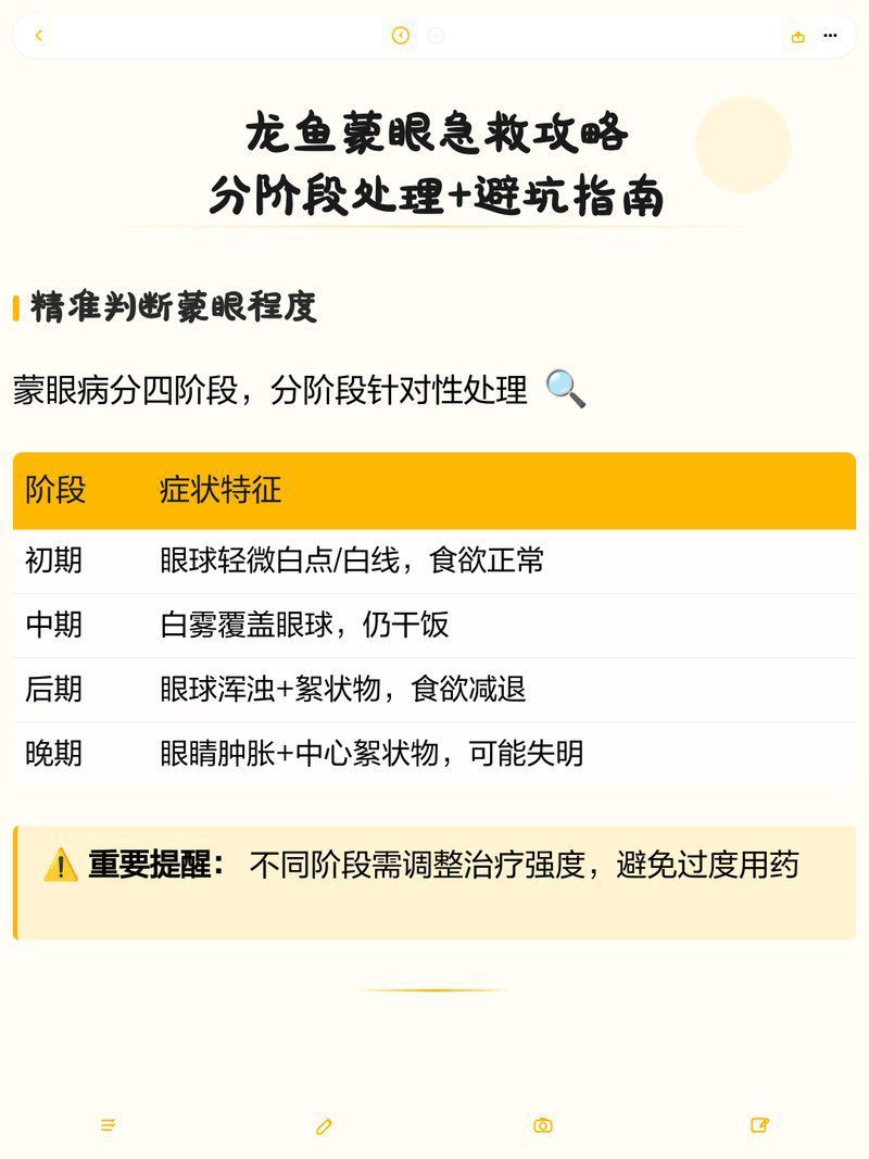 如何判斷龍魚蒙眼的嚴重程度？