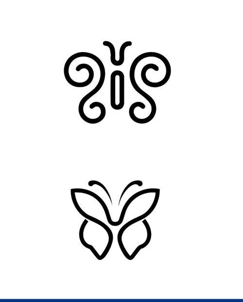 蝴蝶品牌logo設計賞析（|蝴蝶logo設計賞析巴巴筆記）