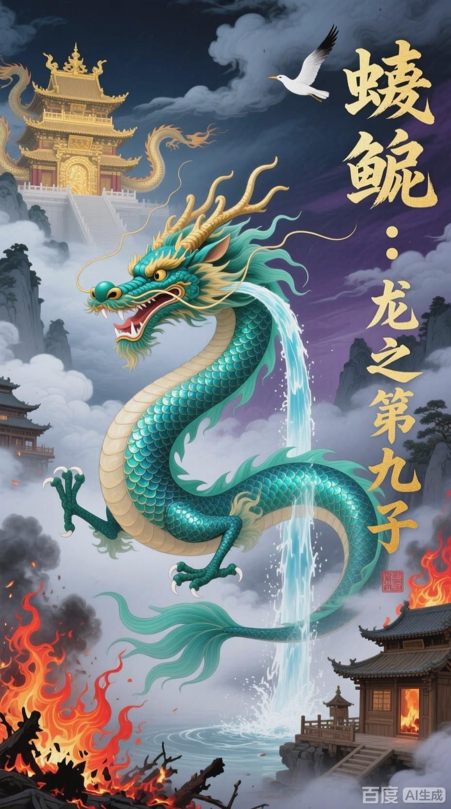 龍生九子之螭吻的傳說，龍和魚生的兒子有哪些性格特點(diǎn)龍和魚生的兒子性格特點(diǎn)