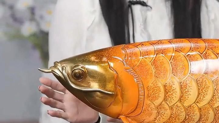龍魚躍龍門，金龍魚擺件，金龍魚躍龍門的寓意