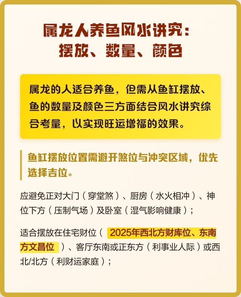屬龍的人在養魚時需要特別注意一些風水禁忌，屬龍人養魚有哪些禁忌？