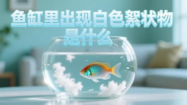魚缸里出現白色絮狀物是什么本地叨客聽魚缸濾材多久更換一次，寵寵生物志,魚缸里飄白色絮狀物別慌,3個原因+4步解決,2天恢復清澈