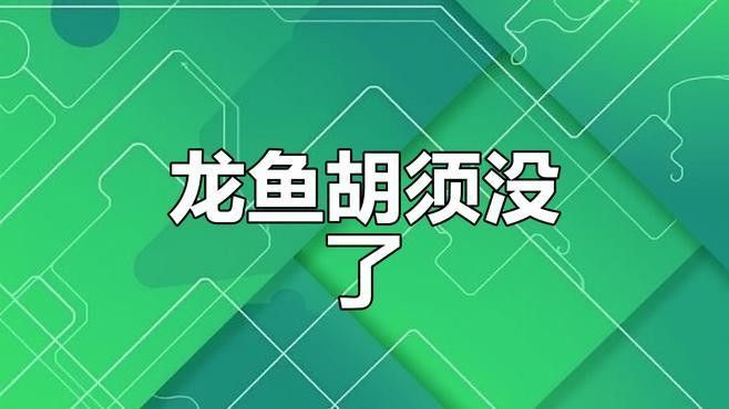 龍魚須子斷了還能長出來嗎（龍魚胡須斷了還能長出來嗎）