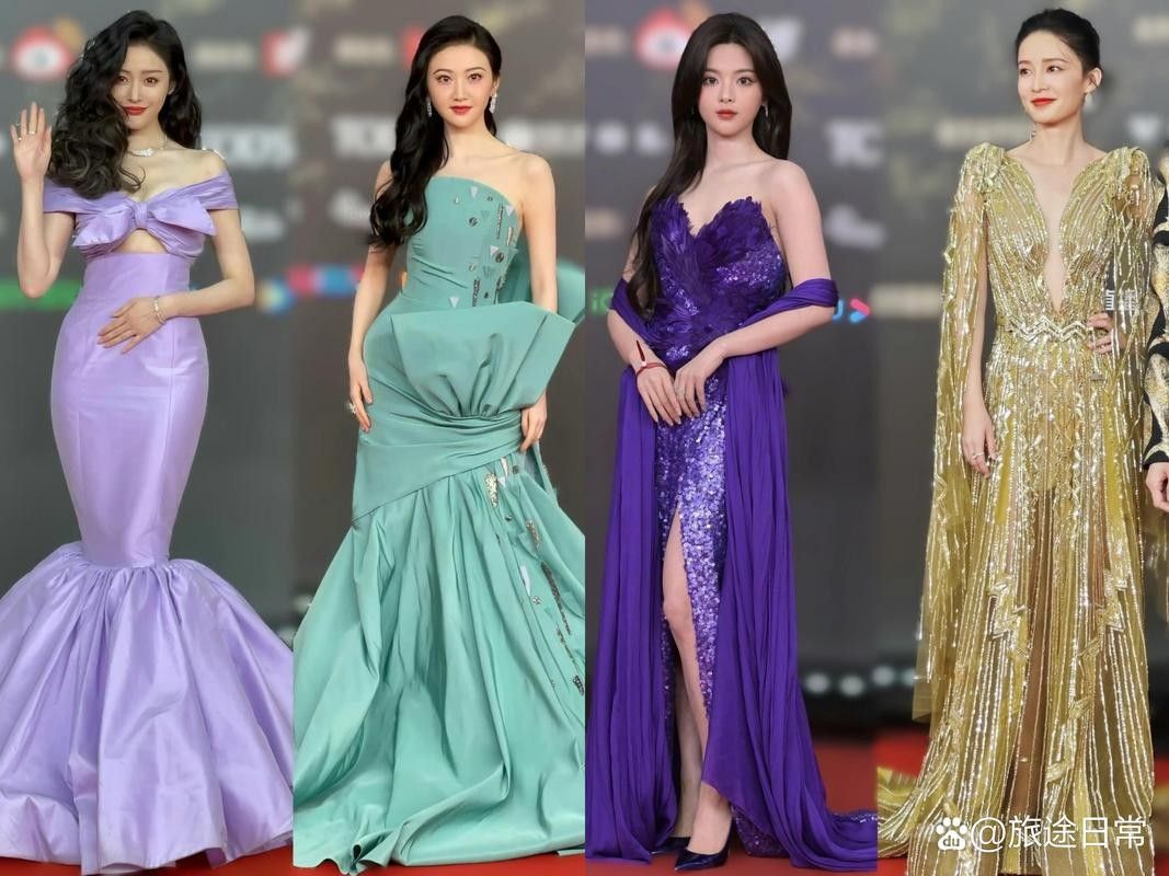 女明星紅毯后臺合照比美，網(wǎng)友：看來拍照是門技術(shù)活（女明星紅毯后臺合照比美）