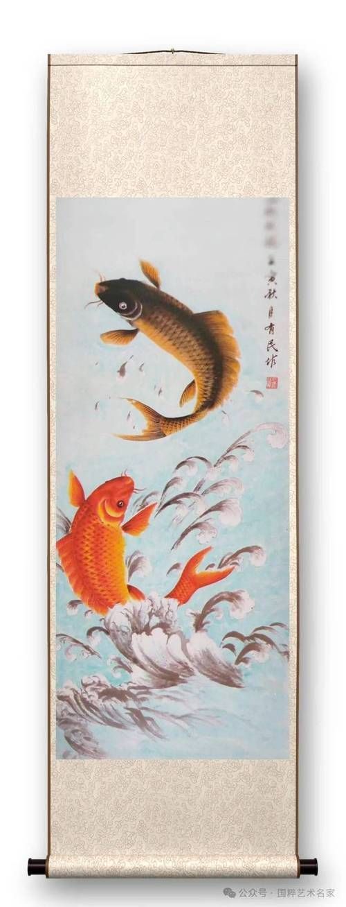 給我推薦一些金龍魚國畫的名家作品（著名的金龍魚國畫名家作品推薦：張大千《山水》系列）