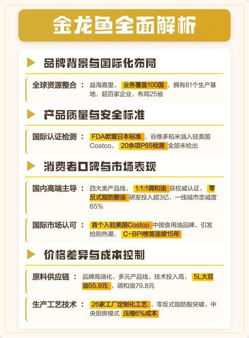 福臨門和金龍魚哪個更適合家庭使用？（金龍魚vs福臨門）