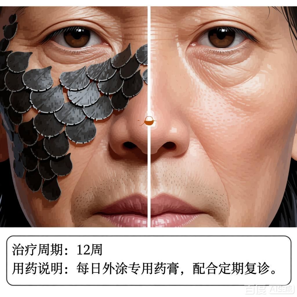 給我一些黑鱗病的治療案例（治療黑鱗病的方法）