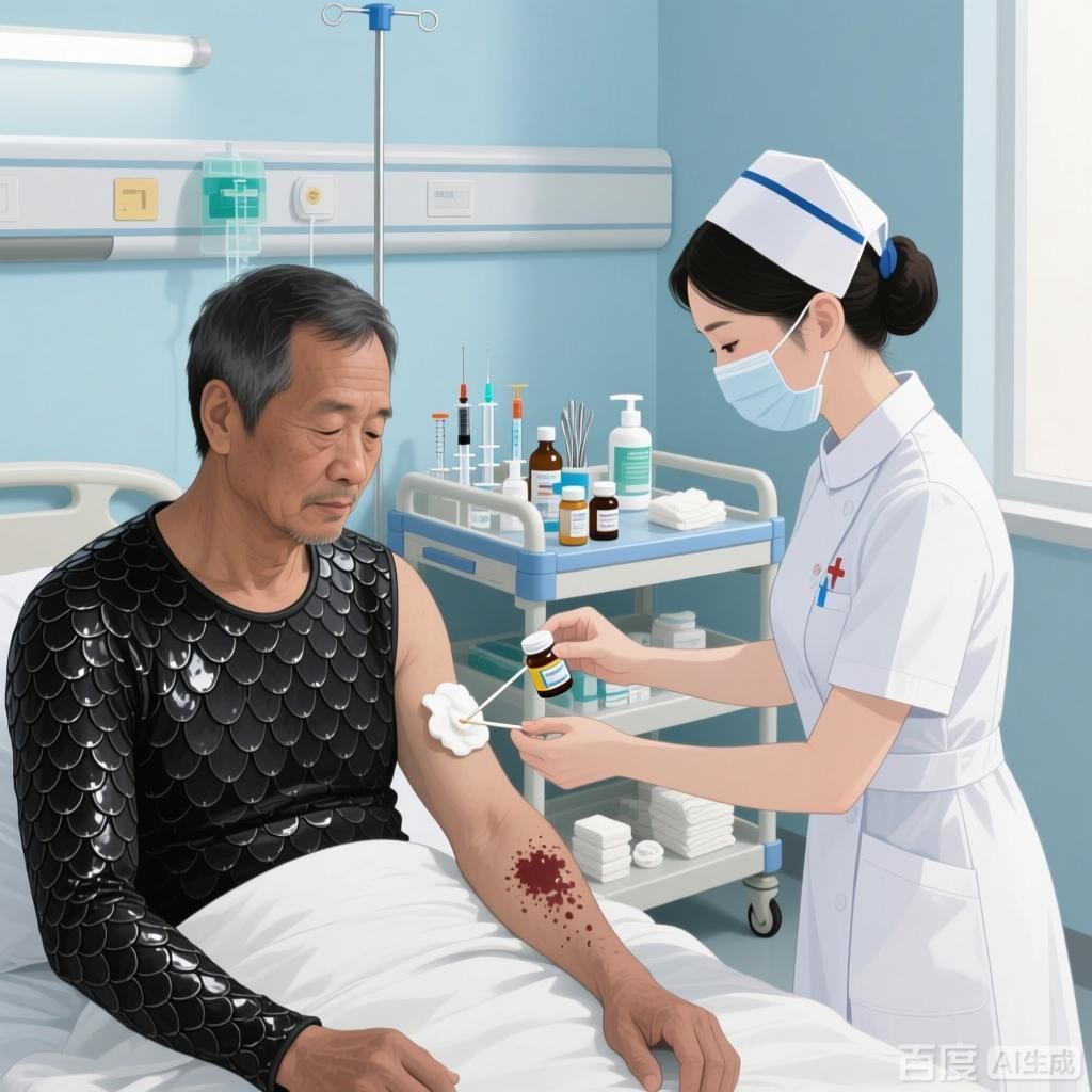 給我一些黑鱗病的治療案例（治療黑鱗病的方法）