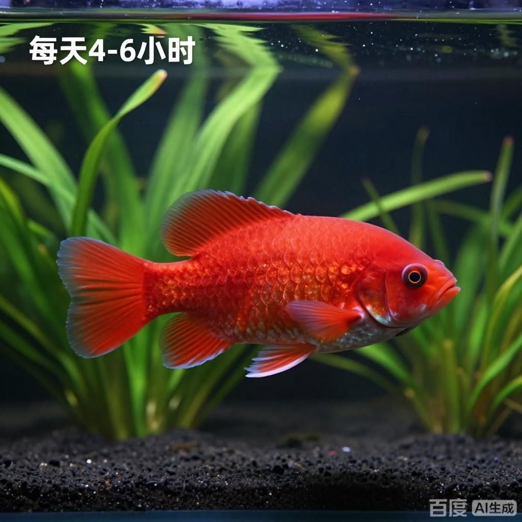 紅龍魚(yú)的最佳光照時(shí)間，如何判斷紅龍魚(yú)是否受到過(guò)多光照