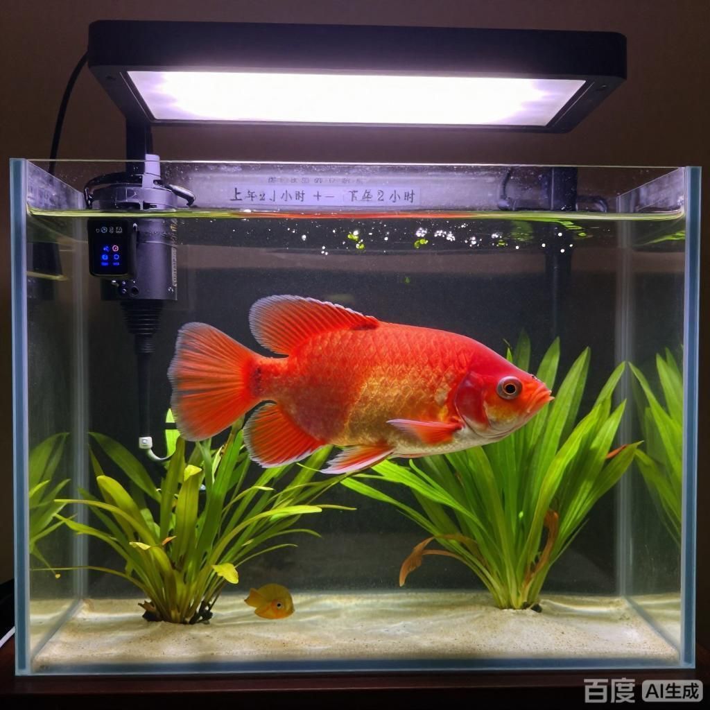 紅龍魚(yú)的最佳光照時(shí)間，如何判斷紅龍魚(yú)是否受到過(guò)多光照