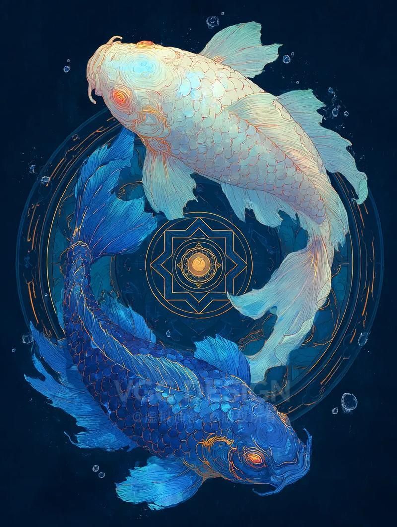 紅金龍魚壁紙有哪些款式，紅金龍魚壁紙
