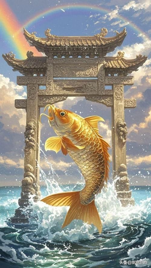 紅金龍魚壁紙有哪些款式，紅金龍魚壁紙