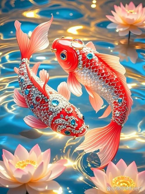 紅金龍魚壁紙有哪些款式，紅金龍魚壁紙