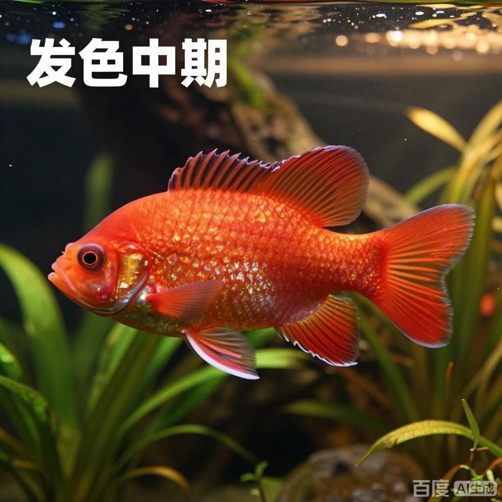 紅龍發色周期對比，紅龍魚發色周期對比