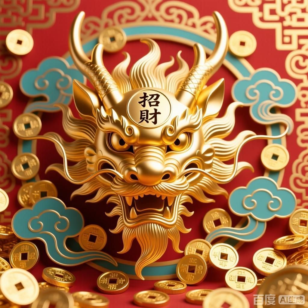 如何制作一張招財金龍頭像，一張招財金龍頭像是一個充滿傳統意義和象征意義和象征意義的手工藝品