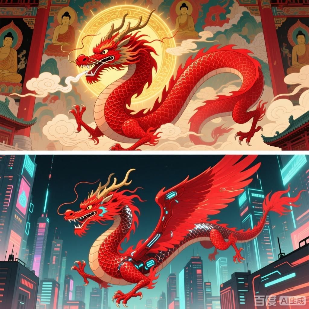 紅龍形象在不同文化中的象征意義，紅龍?jiān)诓煌幕械亩鄻酉笳饕饬x