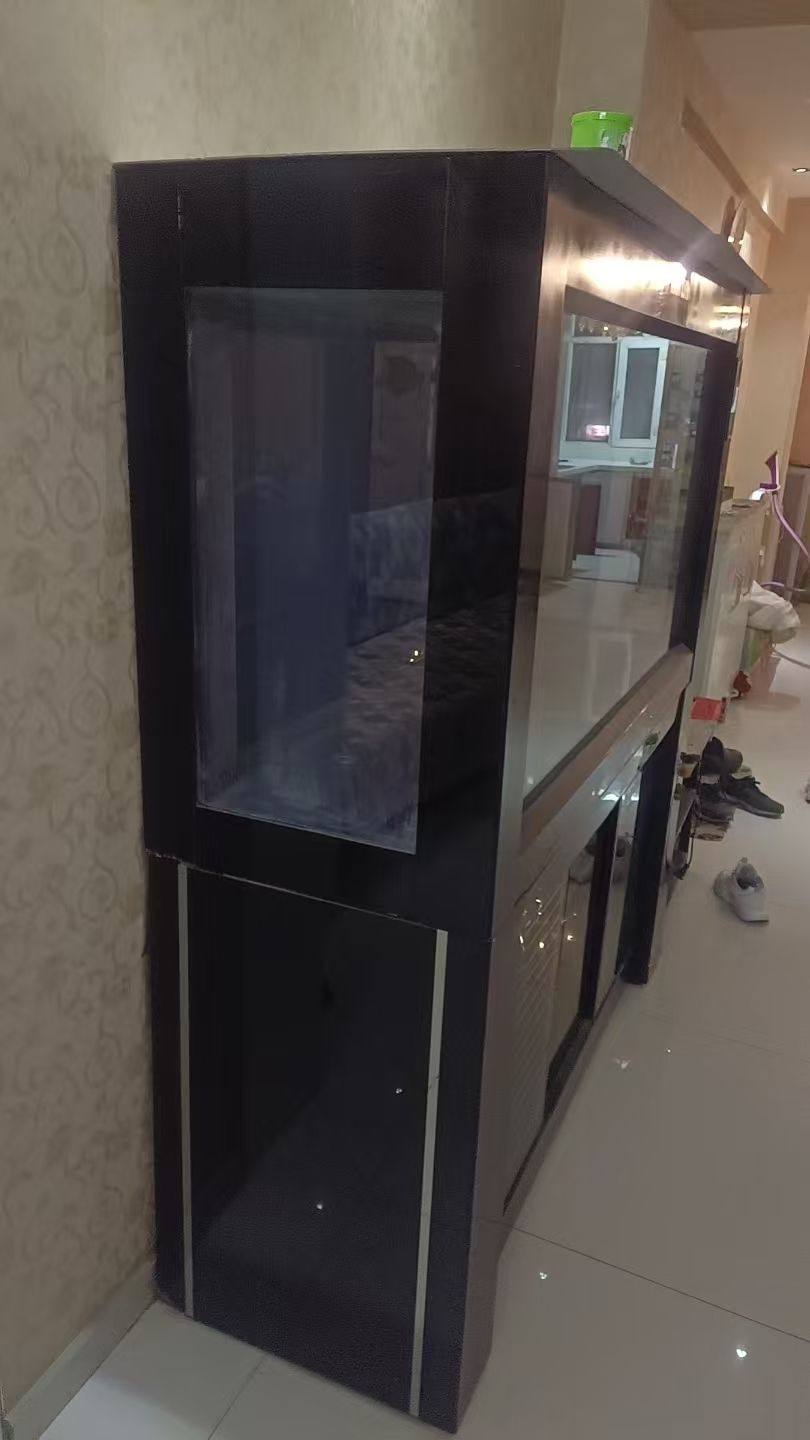 忍痛割愛買魚缸，mimanchig144天王底濾龍魚缸