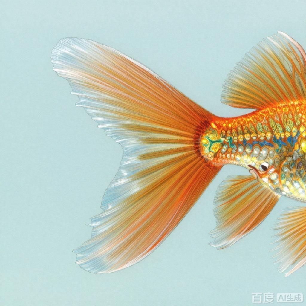 如何繪制金龍魚放大100倍的圖片，如何繪制一幅放大100倍的金龍魚100倍放大圖片的技巧