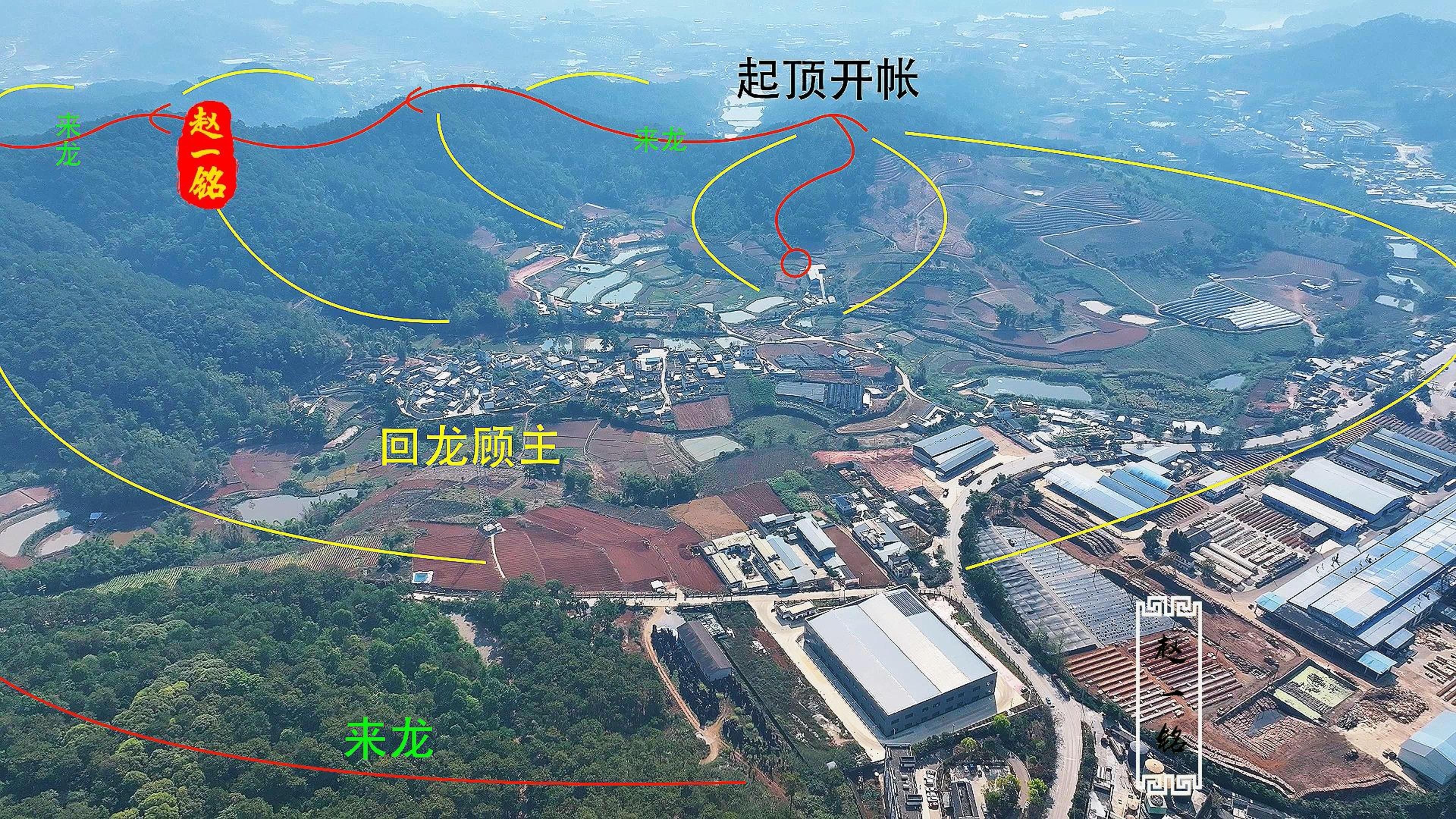 龍回頭頭朝向對照表，風水學中的“龍回頭”