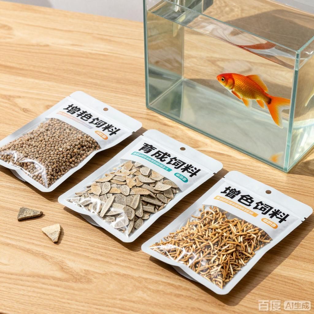 給我推薦一些適合金龍魚的飼料，如何根據金龍魚生長階段選擇飼料