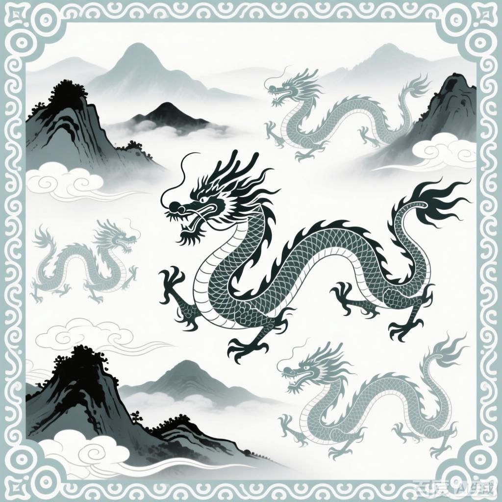 如何結(jié)合十大吉祥龍?jiān)O(shè)計(jì)圖案，十大吉祥龍?jiān)O(shè)計(jì)圖案