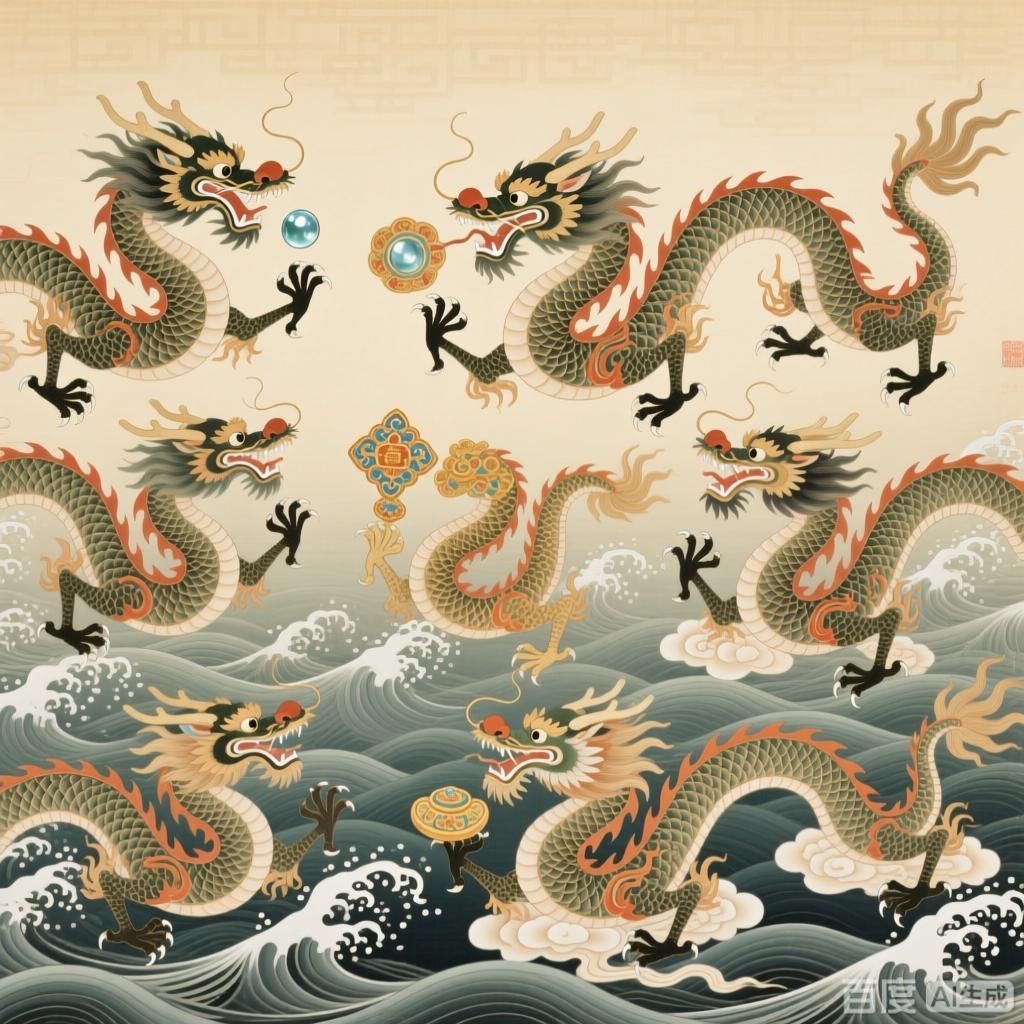 如何結(jié)合十大吉祥龍?jiān)O(shè)計(jì)圖案，十大吉祥龍?jiān)O(shè)計(jì)圖案