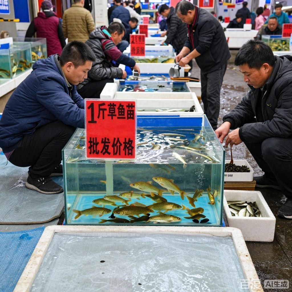 1斤草魚苗批發(fā)價格，草魚苗批發(fā)價格
