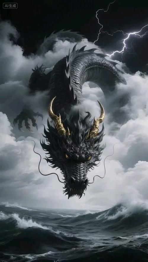 能否提供更多關(guān)于黑龍的圖片，關(guān)于黑龍的圖片特征和可能的視覺(jué)內(nèi)容