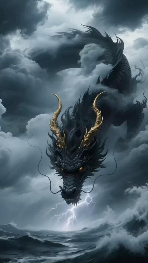 能否提供更多關(guān)于黑龍的圖片，關(guān)于黑龍的圖片特征和可能的視覺(jué)內(nèi)容