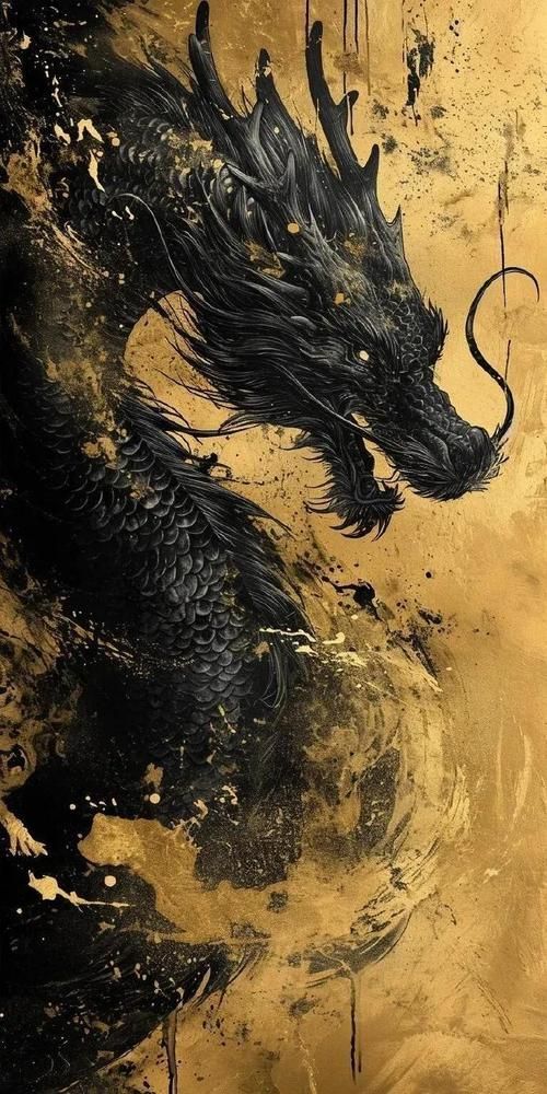 能否提供更多關(guān)于黑龍的圖片，關(guān)于黑龍的圖片特征和可能的視覺(jué)內(nèi)容