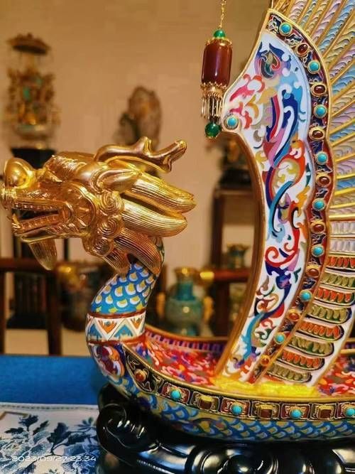 龍頭魚擺件哪個品牌最好，龍頭魚擺件有哪些品牌值得推薦景泰藍掐絲類手工擺件