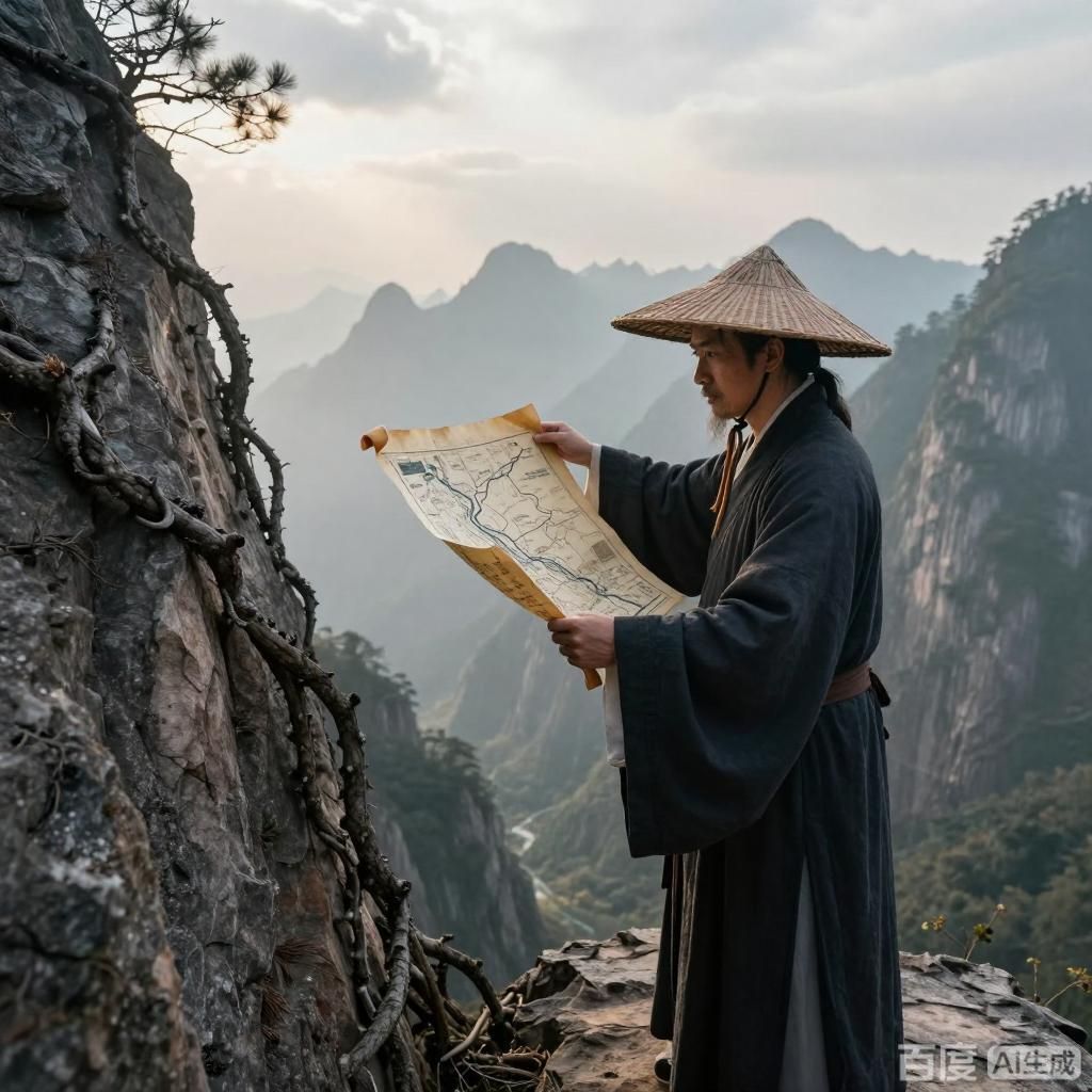 能否舉例說明主角如何運用風水知識尋找龍脈，風水學中如何尋找龍脈