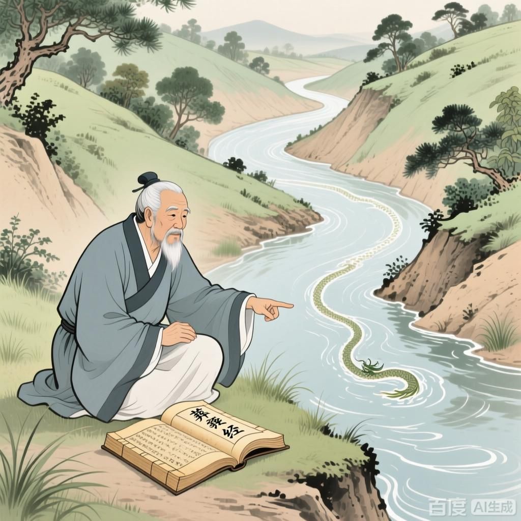 能否舉例說明主角如何運用風水知識尋找龍脈，風水學中如何尋找龍脈