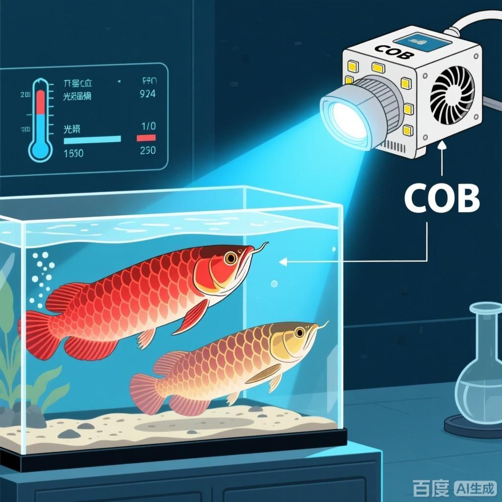 COB光源對紅龍魚發色有何影響？，b光源對紅龍魚發色的影響
