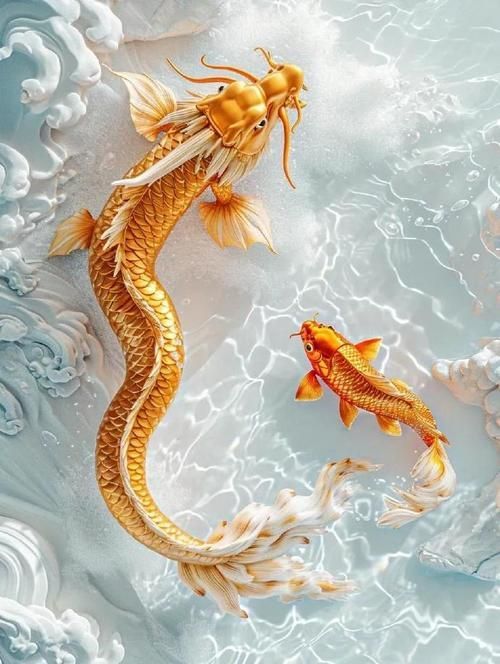 給我一些魚和龍在一起的圖片，給我一些魚和龍在一起的圖片下