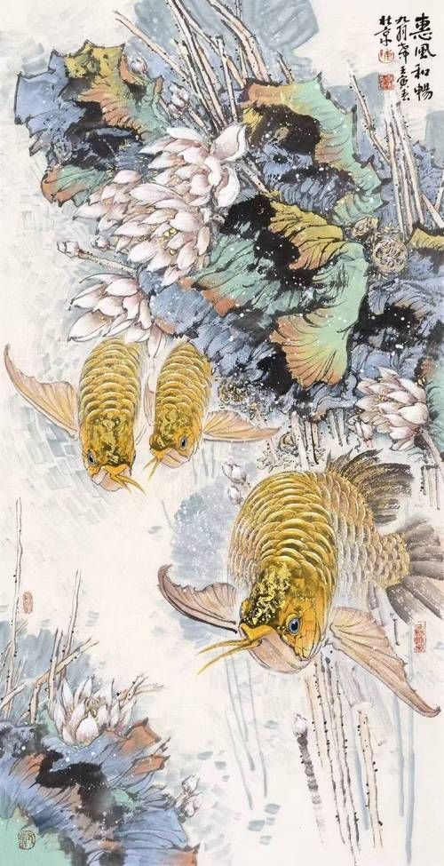 有哪些著名的龍魚浮頭藝術作品，著名的龍魚浮頭藝術作品