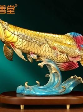 龍魚擺件哪個品牌最有名，吉善堂、大明銅匠、耕玉、益心閣、大明銅匠、耕玉、益心閣