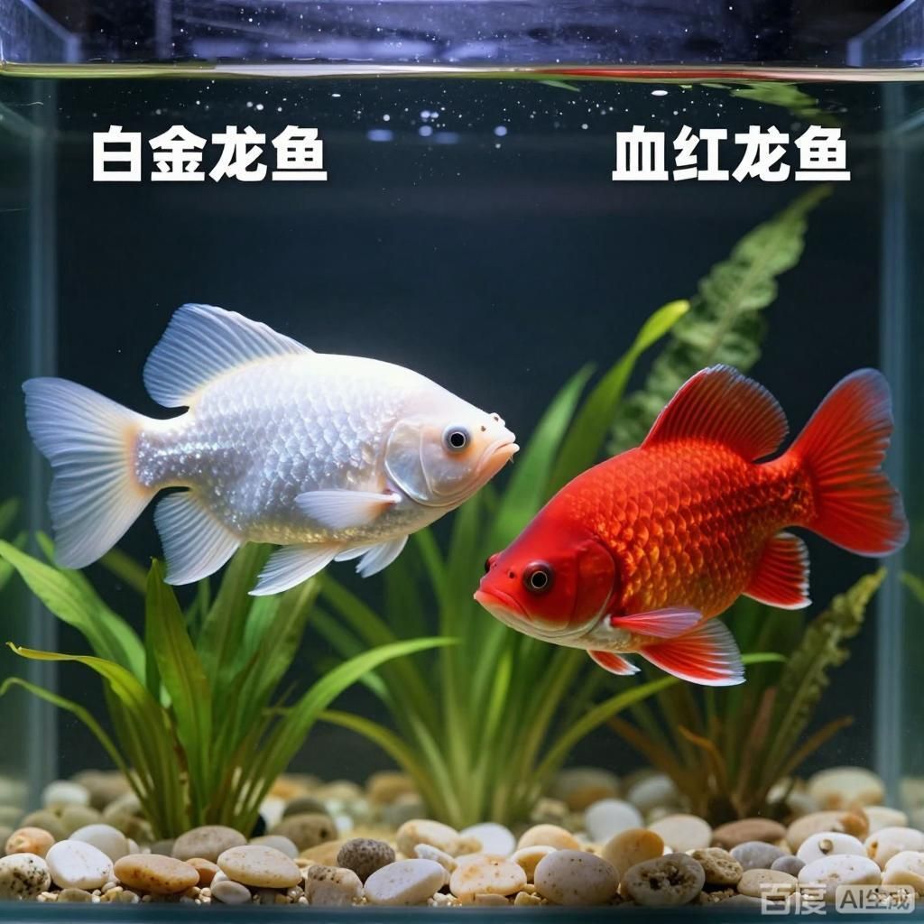 白金龍魚和血紅龍哪個更貴，白金龍魚和血紅龍哪個更有收藏價值,白金龍魚和血紅魚的市場價格差異大嗎