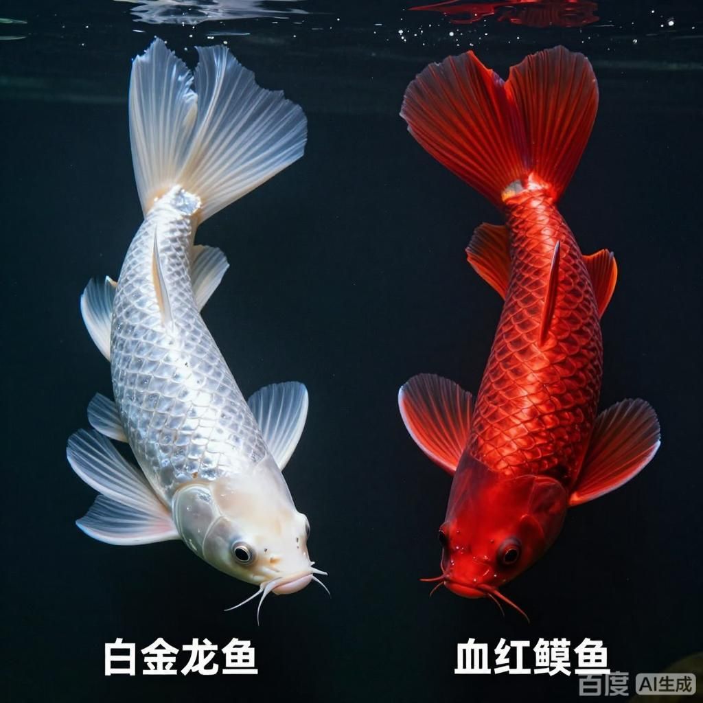 白金龍魚和血紅龍哪個更貴，白金龍魚和血紅龍哪個更有收藏價值,白金龍魚和血紅魚的市場價格差異大嗎
