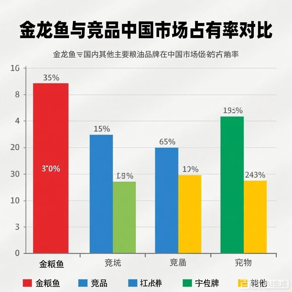 請提供金龍魚在中國市場的詳細數據，金龍魚在中國市場的占有率是多少